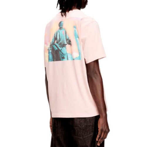 DIESEL ΑΝΔΡΙΚΟ T-SHIRT Χρώμα ΡΟΖ T-SHIRT A20982 0QIAM - T-ADJUST-V10- 33L PINK