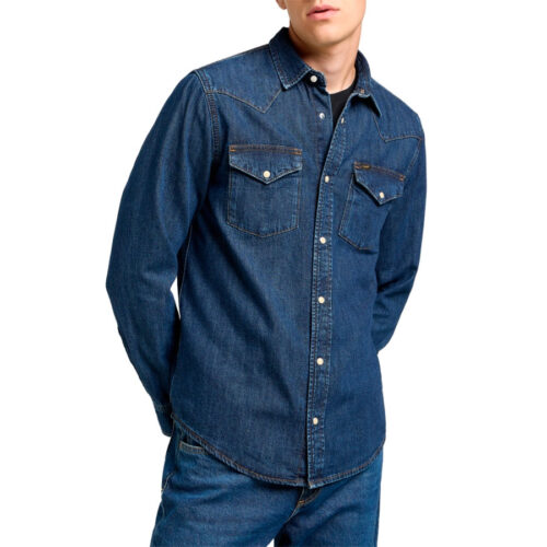 LEE ΑΝΔΡΙΚΟ ΤΖΙΝ ΠΟΥΚΑΜΙΣΟ Regular Western Shirt 112370561- Rinse Regular