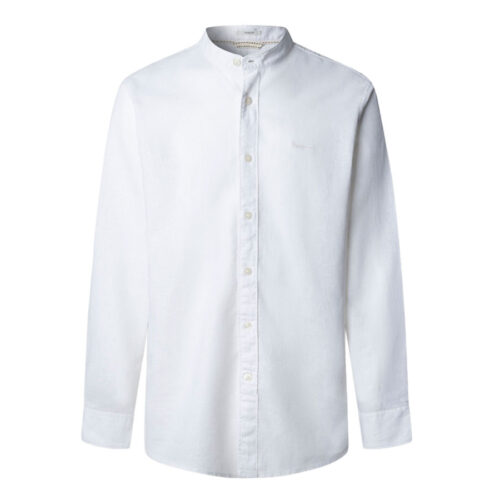 ΑΝΔΡΙΚΟ ΠΟΥΚΑΜΙΣΟ PEPE JEANS Λευκό PHOENIX LONG SLEEVED LINEN SHIRT PM3091194- 800 White
