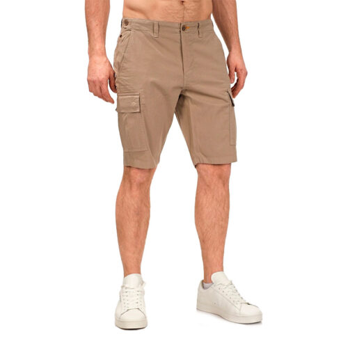 Ανδρική Βερμούδα Υφασμάτινη Cargo Blue Craft Xρώμα Γκρι Pilot Sh 126- Fog