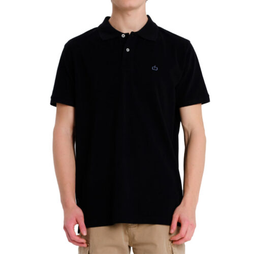 Emerson Ανδρική Polo Κοντομάνικη Χρώμα Μαύρο Men's Polo Shirt 261.EM35.69-Black