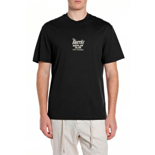 Replay Ανδρικό T-SHIRT Xρώμα Μαύρο M3374.000.23608P.098- Black
