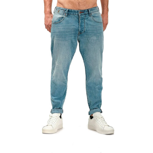 Ανδρικό Παντελόνι Τζιν Blue Craft  COBAIN 126 Χρώμα Ανοιχτό Μπλε Cobain 126- Light Wash Blue