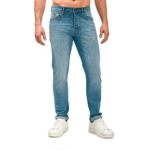 Ανδρικό Παντελόνι Τζιν Blue Craft  ELTON 126 Χρώμα Ανοιχτό Μπλε Elton 126-Light Wash Blue