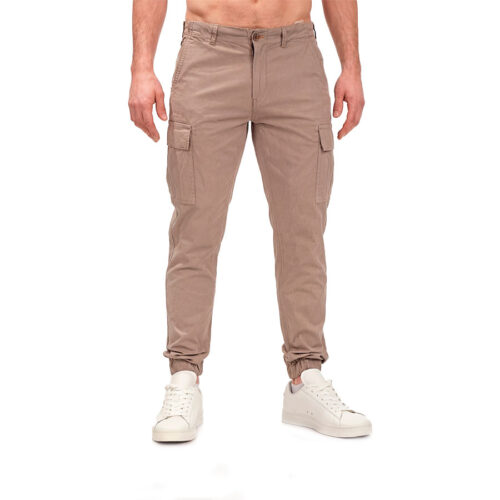 Ανδρικό Παντελόνι Blue Craft με Λάστιχο Cargo Χρώμα Γκρι Hendrix CRP 126- Fog