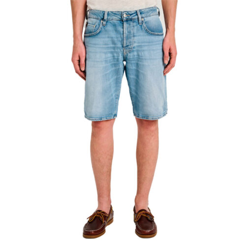 Ανδρική Τζιν Βερμούδα STAFF Χρώμα Μπλε Ανοιχτό Paolo Man Short Pant 5-890.056.B3.055 -Light blue