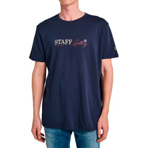 Ανδρικό T-Shirt  STAFF Χρώμα Μπλε Ken Man T-Shirt 64-009.055 -BLUE NAVY