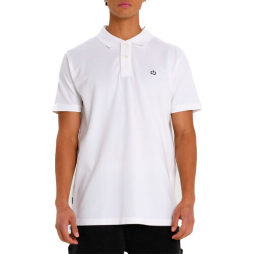 Emerson Ανδρική Polo Κοντομάνικη Χρώμα Λευκό Men's Polo Shirt 261.EM35.69- White
