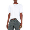 DIESEL ΑΝΔΡΙΚΟ T-SHIRT Χρώμα Λευκό T-ADJUST-AA2 T-SHIRT A24072 0CJCU 100-WHITE