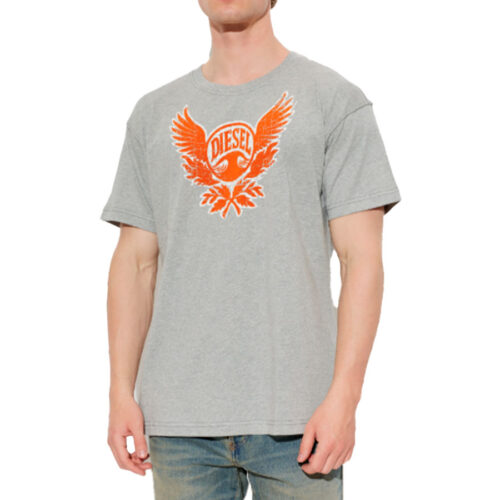DIESEL ΑΝΔΡΙΚΟ T-SHIRT Χρώμα Γκρι T-NORM-AA4 T-SHIRT A22789 0EPCA 9CB- GREY