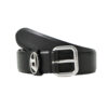 DIESEL Ζώνη Χρώμα Μαύρο B-1DR OVAL D LOOP belt X10314 PR666 HB568-black