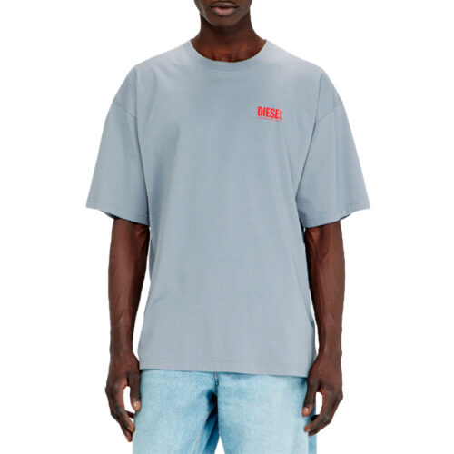 DIESEL ΑΝΔΡΙΚΟ T-SHIRT Χρώμα Γκρι T-BOXT-BISK T-SHIRT A20036 0EPCA 9ED-GREY