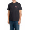 Replay Ανδρικό T-SHIRT Xρώμα Μαύρο M12BE.000.004.00QMJ- C00BE BLACK