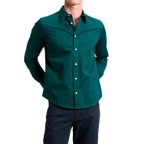 LEE ΑΝΔΡΙΚΟ  ΠΟΥΚΑΜΙΣΟ Κυπαρισσί LEE SHIRT PONDEROSA PINE 112386388- GREEN