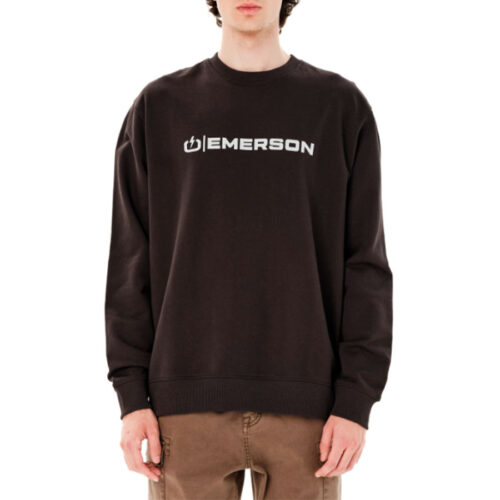 Ανδρικό Φούτερ χωρίς κουκούλα Χρώμα Καφέ Emerson Men's Classic Logo Crewneck 262.EM20.03- Coffee Brown