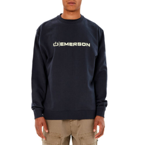 Ανδρικό Φούτερ χωρίς κουκούλα Χρώμα Μπλε Emerson Men's Classic Logo Crewneck 262.EM20.03- Dusky Blue
