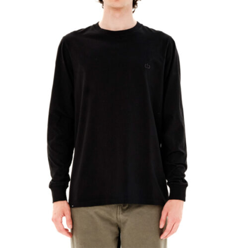 Ανδρική Μπλούζα Μακρυμάνικη Χρώμα Μαύρο Emerson Men's L/S T-Shirt 262.EM31.200- Black
