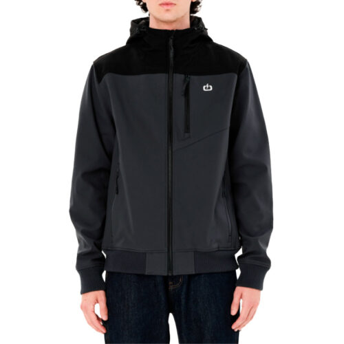Emerson Ανδρικό Μπουφάν Men's Hooded Bonded Bomber Jacket 262.EM11.37- D.Grey/ Black
