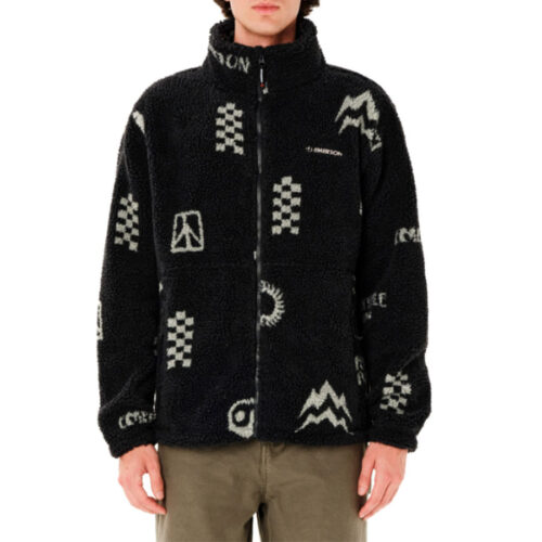 Emerson Ανδρικό Fleece Μπουφάν Men's Full Zip Sherpa 262.EM290.406- PR635 Black