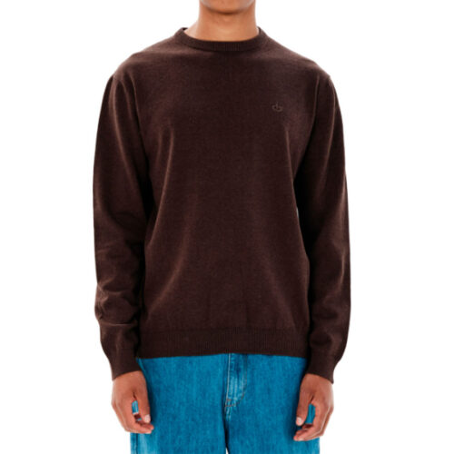 Ανδρική Μπλούζα Λεπτή Πλεκτή  Χρώμα Καφέ Emerson Men's Classic Knit Sweater 262.EM70.90-Brown ML