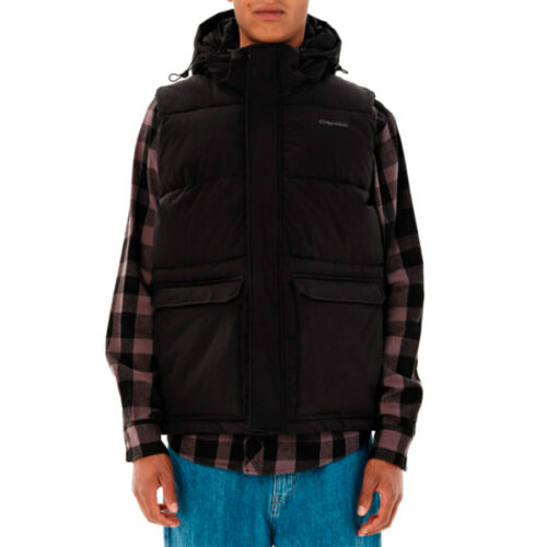 Emerson Ανδρικό Αμάνικο Μπουφάν PUFFER ΜΕ ΚΟΥΚΟΥΛΑ 262.EM10.73 - BLACK