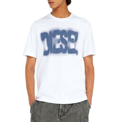 DIESEL ΑΝΔΡΙΚΟ T-SHIRT Χρώμα ΛΕΥΚΟ T-ADJUST-AA6 T-SHIRT A25123 OQIAM 100- White