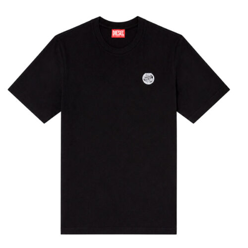 DIESEL ΑΝΔΡΙΚΟ T-SHIRT Χρώμα Μαύρο T-BOXT-AA2 T-SHIRT A25124 OQIAM- Black