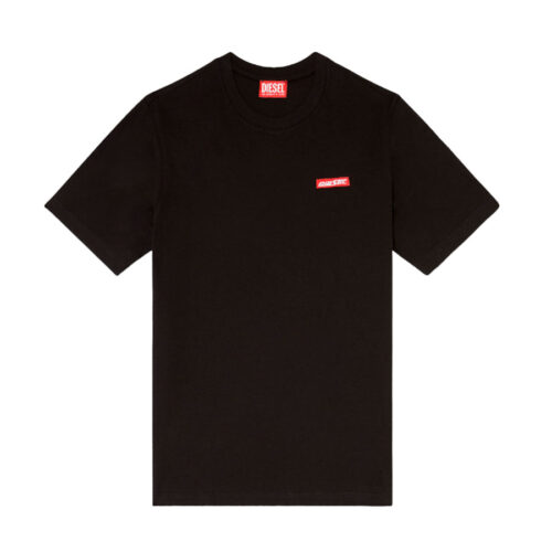 DIESEL ΑΝΔΡΙΚΟ T-SHIRT Χρώμα ΜΑΥΡΟ T-ADJUST-AA13 T-SHIRT A25130 OQIAM 9XX- BLACK