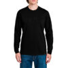 Ανδρική Μπλούζα Μακρυμάνικη STAFF Χρώμα Μαύρο Devon Man Long Sleeve 64-302.056 -Black