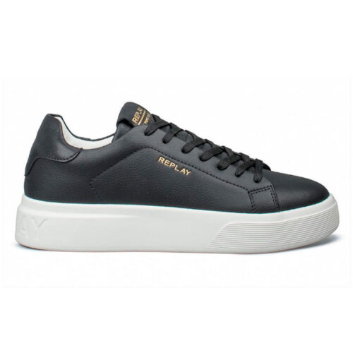 Replay Ανδρικό Παπούτσι Xρώμα Μαύρο GMZ7O .134.C0005L- BLACK