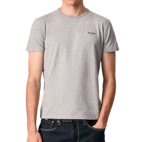 ΑΝΔΡΙΚΗ ΜΠΛΟΥΖΑ T-SHIRT PEPE JEANS ΧΡΩΜΑ ΓΚΡΙ ORIGINAL BASIC 3N T-SHIRT PM508212- MARL GREY 933