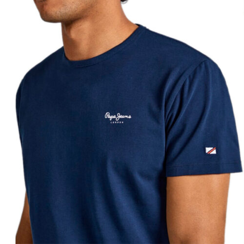 ΑΝΔΡΙΚΗ ΜΠΛΟΥΖΑ T-SHIRT PEPE JEANS ΧΡΩΜΑ ΣΚΟΥΡΟ ΜΠΛΕ ORIGINAL BASIC 3N T-SHIRT PM508212- NAVY 595