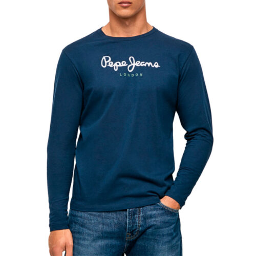 ΑΝΔΡΙΚΗ ΜΑΚΡYMANIKH PEPE JEANS ΧΡΩΜΑ ΜΠΛΕ ΣΚΟΥΡΟ NOS DROP 2A EGGO LONG PM508209- Navy 595