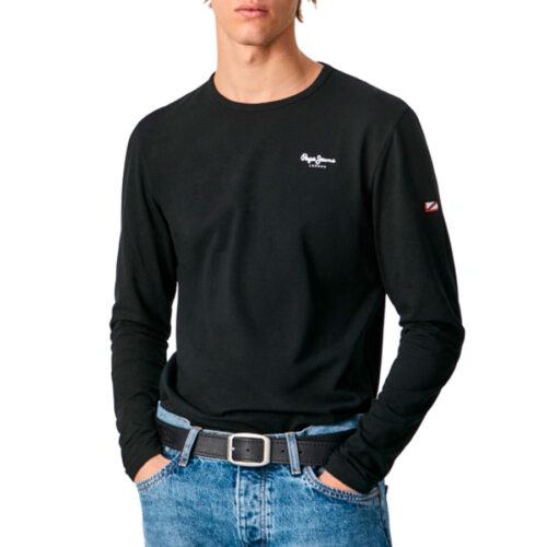 ΑΝΔΡΙΚΗ ΜΑΚΡYMANIKH PEPE JEANS ΧΡΩΜΑ ΜΑΥΡΟ NOS DROP 2A ORIGINAL BASIC 2 LONG PM508211- Black 999