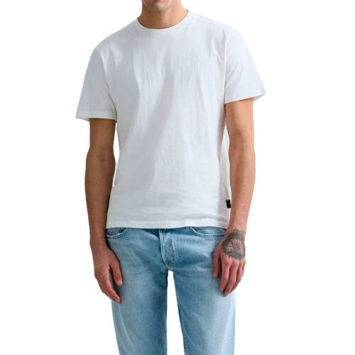 Replay Ανδρικό T-SHIRT Xρώμα ΛΕΥΚΟ M3097 .000.2660.011 NATURAL WHITE